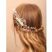 Deniferymakeup Pearl Hair Comb Wedding Hair Comb Pearl Hair Piece Headpiece for Brides Bridal Bridesmaids Crystal Hair Comb for Wedding Hairstyles - Buy Online on GoSupps.com