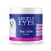 Angels Eyes Gentle Tear Stain Wipes for Dogs and Cats | 100 ct Presoaked & Textured Eye & Face Wipes | Remove Discharge & Mucus Secretions
