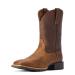 ARIAT Men's Hybrid Grit Western Boot 9.5 Earth/Alamo Brown