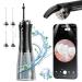 Oral irrigator Visual Water Flosser C2 with 10 MP Camera for Teeth 2 Modes 12 Gears IPX7 Portable 350ML Water Tank
