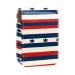 Lipstick Case Leather Lip Gloss Lipstick Organizer with Mirror Mini Lipstick Holder Bag American Stars Red Blue Stripes X282s8ayxa