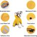 Dog Waterproof Raincoats Adjustable Drawstring Outdoor Puppy Raincoat Poncho Pet Hooded Waterproof Reflective Rain Coat for Small Medium Dogs (Yellow L) Large Yellow - Buy Online on GoSupps.com