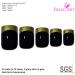 Shop Gold & Black Bling Art False Nails - 24 Squoval Medium Tips with Glue | International Shipping Available - Buy Online on GoSupps.com