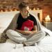 Funny Hot Water Bottle with Cover - Perfect Gift for Women & Men | Soxo Red & Grey Heart - Buy Online on GoSupps.com