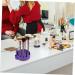 2-in-1 Silicone Makeup Brush Cleaner Pad & Storage Holder - Easy Brush Cleaning Mat (11x10cm Purple) | International Shipping Available - Buy Online on GoSupps.com