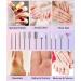 HEBECA Electric Nail Drill Cordless 12 in 1 - Professional Rechargeable Manicure Pedicure Kit for Natural Acrylic Gel Nails - Perfect for Home Use or Beginners - Buy Online on GoSupps.com