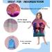 Buy Aiiorber Microfiber Hooded Bath Towel for Kids | Mermaid Pattern for Ages 1-6 | Perfect Gift for Girls & Boys - 60x60cm - Buy Online on GoSupps.com
