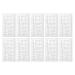 Soft Nail Art Ruler Ultra Thin Nail Measuring Ruler Transparent Portable Flexible for Steel Ball
