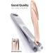 Rose Gold Nail Clippers Set - Sharp Stainless Steel Fingernail and Toenail Cutter for Women - 2 Pcs (Style 2) - Buy Online on GoSupps.com