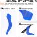 Ultechnovo 80 Pairs Soft Silicone Glasses Hanging Sleeves - Slide-Resistant & Comfortable Holders for Sunglasses & Reading Glasses - Random Color - Buy Online on GoSupps.com