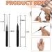 100 Pcs Micro Eyebrow Brush with Cap - Brow Lamination & Eyelash Extension Tools - Buy Online on GoSupps.com