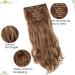 S-noilite 17-26 Inches 8pcs Long Full Head Clip In Hair Extensions - Light Brown 17 Inches Curly - 60 Colour Options | Sexy Lady Fashion Choice - Buy Online on GoSupps.com