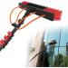 Window Cleaning Pole Water Fed Telescopic Brush for Photovoltaic Panel Cleaning Conservatory Roof Trucks Windows Window Glass Wall Brush Head (Color : 3m/9.8ft Size : 50Cm Brush Head) 50Cm Brush Head 3m/9.8ft