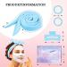 Heatless Lock Winder Curls - 60 Extra-Long Overnight Curlers for Medium & Long Hair - DIY Hair Curler Set in Blue - Buy Online on GoSupps.com