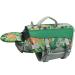 Vivaglory dogs with removable front-wheel drive rescue vest with reflective caps & additional upholstery for swimming & boating green S: 43-53cm (chest circumference)