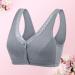 Shop Sexy Lace Front Buckle Underwear | Plus Size Push-Up Bra in Gray - Ideal for Women | Classic BH with Transparent Light Design - Buy Online on GoSupps.com