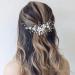 Unicra Silver Bride Wedding Hair Vine - Rhinestone Bridal Hair Piece - Buy Online on GoSupps.com