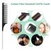 Round Bamboo Boar Bristle Hair Brush with Pin Tail Comb - for Women, Wet or Dry Hair, Detangling and Smoothing - Buy Online on GoSupps.com