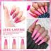 Morovan 6PCS Nude Pink Gel Nail Polish Kit with UV Light for DIY Nail Art | Base, Top Coat & Remover Included - Salon Quality Results at Home - Buy Online on GoSupps.com