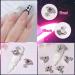 20 Pcs Shiny Saturn Planet Nail Rhinestones - Luxury Alloy Diamond Crystal Charms for Nail Art Decorations - Buy Online on GoSupps.com