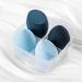 Blender Sponge - Foundation Sponge Cosmetic Applicator | 4 Latex- Multi-colored Beauty Sponges for Makeup Makeup Sponge for Perfect Application Of Liquid Cream And Powder Cosmetics Blue - Buy Online on GoSupps.com