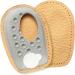 Fabacare Premium Leather Heel Inserts - Cushioned Support for Heel Spurs & Comfortable Walking | Size L - Buy Online on GoSupps.com