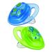 Silicone Prima PP Orthodontic Blue and Green 2 Pack Pacifiers with Massage Bag BPA Free Non-Toxic for Baby Boys 6-18 Months