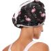 Microfiber Hair Towel Wrap - Super Absorbent Quick Drying Turban for Curly Hair | 2 Pack Black Flamingo - Buy Online on GoSupps.com