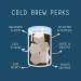 Stone Street Cold Brew Coffee - Strong & Smooth Low Acid Blend - 100% Arabica Gourmet Coarse Ground Dark Roast - Colombian Single Origin - 1 LB - Buy Online on GoSupps.com