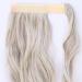 Sego Ponytail Clip-In Extension - Wavy Sandy Blonde & Bleached Blonde Hair Piece (43cm 90g) | Realistic Look for Effortless Style - Buy Online on GoSupps.com