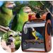 Outdoor Bird Backpack Carrier with Perch Stand | Breathable Space Capsule Travel Bag for Parrots | Blue Color - Buy Online on GoSupps.com