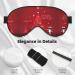 Unisex Christmas Decoration Sleep Mask | Soft Eye Shade for Travel & Yoga - Buy Online on GoSupps.com