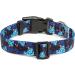 Mercano Adjustable Dog Collar - Soft Nylon Comfort for Small Medium & Large Dogs & Cats - Tortoiseshell Bamboo Design - Buy Online on GoSupps.com