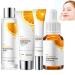 Vitamin C Serum for Womens Gift Sets Skincare Set for Teenagers Girls Skincare Gift Set Women Moisturize Refreshing Skin Care Sets & Kits Includes Cleanser Toner Face Serum Eye Serum