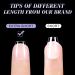 Gelike Ec XS Coffin Short Nail Tips Set - 240 Pieces Soft Gel Full Cover False Nails - 12 Sizes Artificial Nails for Nail Art - XS Short Coffin - Buy Online on GoSupps.com