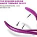 Buy Professional Stainless Steel Nail Skin Pliers & Cuticle Scissors - Purple Manicure & Pedicure Set for Ingrown Toenails - Buy Online on GoSupps.com