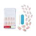 KISS Gel Fantasy Press-On Nails - Light Silver Almond Shape | Includes Nail Glue 28 Nails Manicure Stick & Mini File - Shop Internationally - Buy Online on GoSupps.com