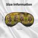 Cute Brown Cartoon Owls Unisex Sleeping Eye Mask | Soft Comfortable Light-Blocking | International Shipping Available - Buy Online on GoSupps.com