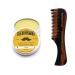 Moustache Wax & Small Comb Get the BEST Moustache Wax KIT with a 2.8 inch Comb at BEST Price! Get this combo ordering these two products!