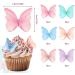 TIESOME Lot de 48 papillons comestibles pour d coration de g teau d coration de g teau aux couleurs vives pour mariage anniversaire f te sur le th me des fleurs jeux de princesse (multicolore 1) - Buy Online on GoSupps.com