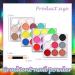 U-Shinein Colourful Nail Powder Colour Gradient Nail Powder 9 Color Nails Neon Nail Powder Nail Pigment Powder with Sponge Glitter Nail Powder for Nail Art Nail Designs 04 - Buy Online on GoSupps.com