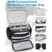 Jaffzora Medicine Organizer Bag - Pill Bottle Storage Box for Nurses | Home Health Nurse First Aid Travel Bag - Black - Buy Online on GoSupps.com