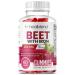 healblend Beet Root Gummies 200mg - Nitric Oxide Booster Beets with Iron for Heart Health Circulation & Healthy Blood Pressure Support Natural Flavored - 60 Gummy (1)
