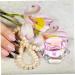 VINTORKY Clear Nail Polish 1pc nail art crystal cup nail tools manicure nail art cups crystal art glass crystal cup with lid self made crystal cup for nail art Hexagon Cups 7.5x6cm Pink - Buy Online on GoSupps.com