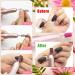 100Pcs 80Grit Nail Sanding Bands with 3/32 Nail Drill Bit - Professional Nail Drill Accessories for Hard Gel and Acrylic Nail Shaping - Boxed Brown - Buy Online on GoSupps.com