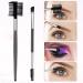 2 in 1 Dual Eyebrow Brush 2 Pack Professional Eyelash Brush Eye Lash Comb Double-Ended Angled Eye Brow Brush Eyelash Brush Eyelash Comb Spoolie Brush Set Eye Makeup Tool Kit for Women - Buy Online on GoSupps.com