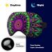 Sleep Eye Masks Wormhole Laminated Sleep Eye Mask & Blindfold with Elastic Strap/Headband for Women Men Sleep Travel Nap - Buy Online on GoSupps.com