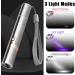 PUTEKCO Cat Chaser Toys Interactive Teaser Wand USB Rechargeable Upgrade 3 in 1 Function include Flashlight and UV Light Multi-Pattern Funny Pet Command Pet Training Exercise Tool for Cat Dog - Buy Online on GoSupps.com