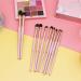 Energy 10-in-1 pink eyeshadow brush set brushset makeup including eyeshadow brush eyebrow brush eyeliner brush crease brush highlighter brush brush 112.1