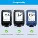 MedMax Freestyle Libre 2 PU Leather Protective Case - Lightweight Shockproof Diabetic Storage with Carabiner Clip - Black - Buy Online on GoSupps.com